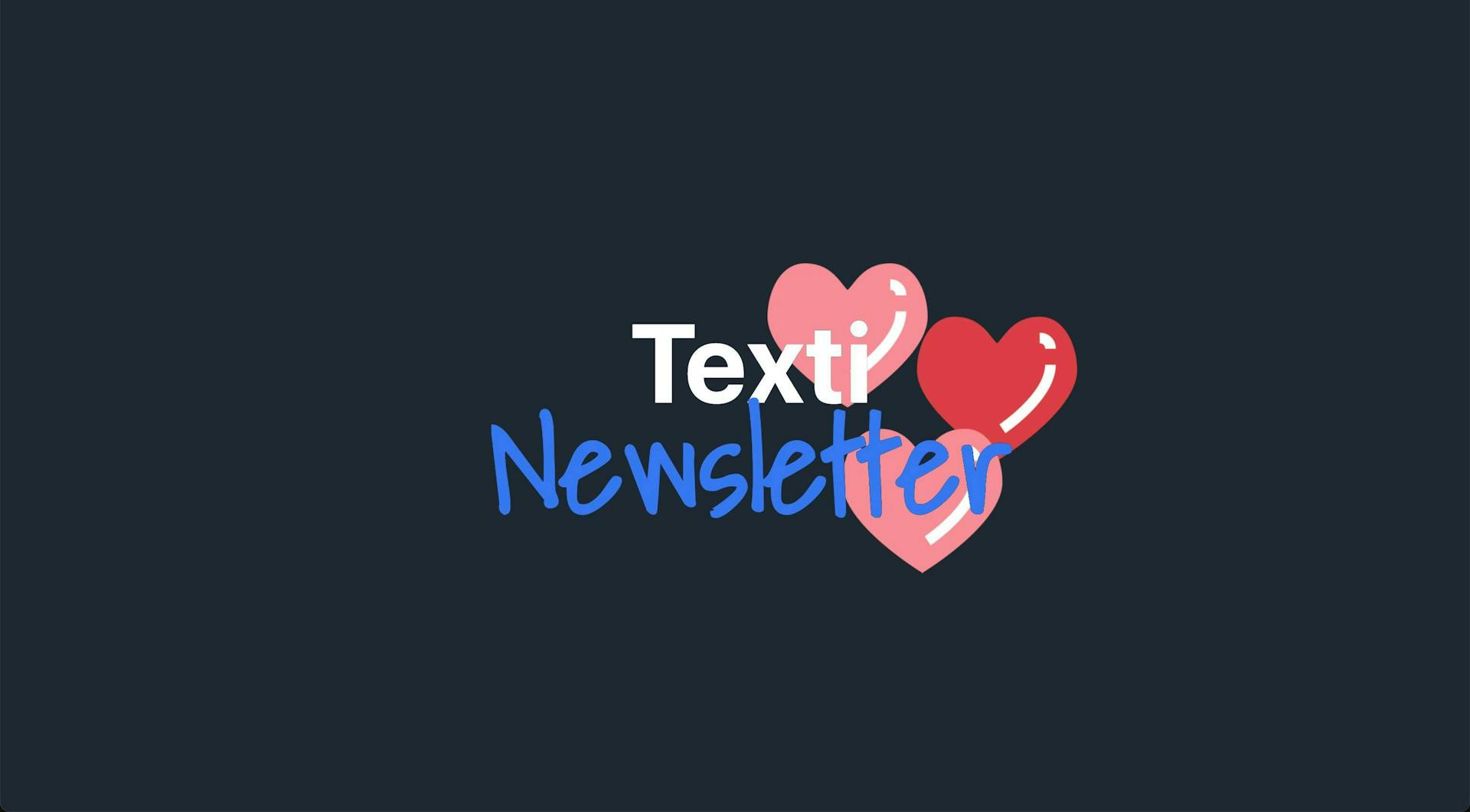 Texti Newsletter Love